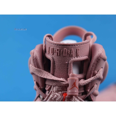 Aleali May x Air Jordan 6 Millennial Pink CI0550-600 Rust Pink/Bright Crimson Sneakers