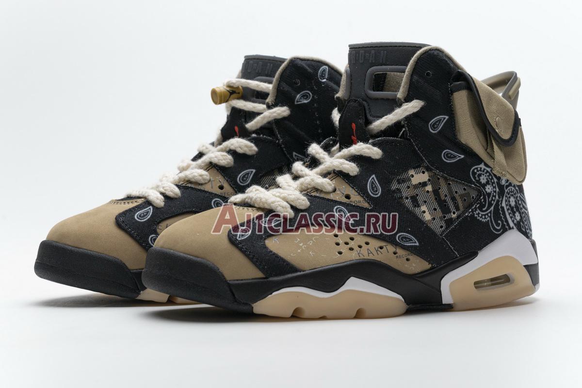 New Travis Scott x Air Jordan 6 "Cactus Jack" CT5058-001 Shoes