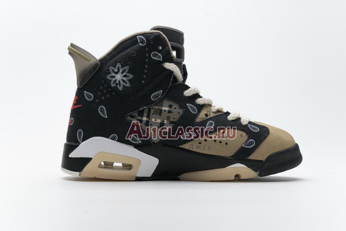 New Travis Scott x Air Jordan 6 "Cactus Jack" CT5058-001 Shoes