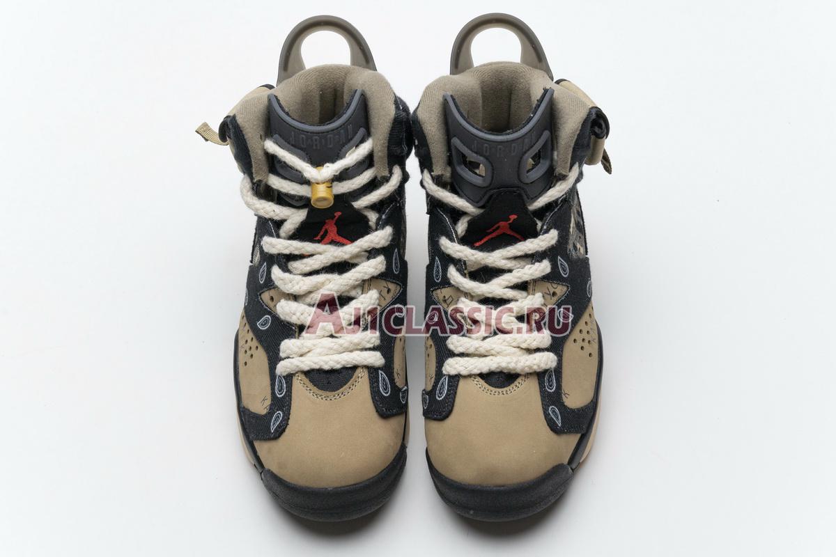 New Travis Scott x Air Jordan 6 "Cactus Jack" CT5058-001 Shoes