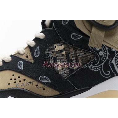 Travis Scott x Air Jordan 6 Cactus Jack CT5058-001 Black/Parachute Beige/Petra Brown Mens Womens Shoes