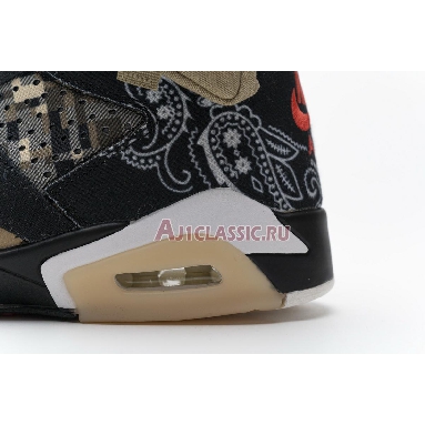 Travis Scott x Air Jordan 6 Cactus Jack CT5058-001 Black/Parachute Beige/Petra Brown Mens Womens Shoes