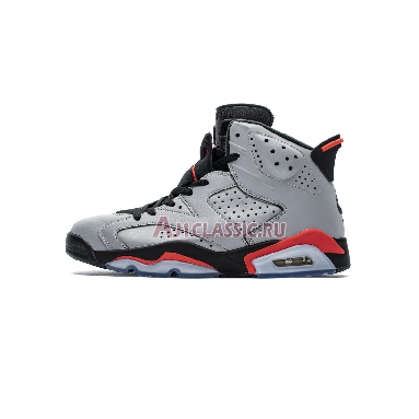 Air Jordan 6 Retro SP Reflections Of A Champion CI4072-001 Reflect Silver/Infrared-Black Sneakers