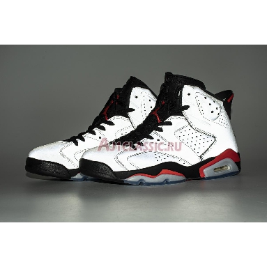 Air Jordan 6 Retro SP Reflections Of A Champion CI4072-001 Reflect Silver/Infrared-Black Sneakers