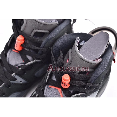 Paris Saint-Germain x Air Jordan 6 Retro Iron Grey CK1229-001 Iron Grey/Infrared 23-Black Mens Womens Shoes