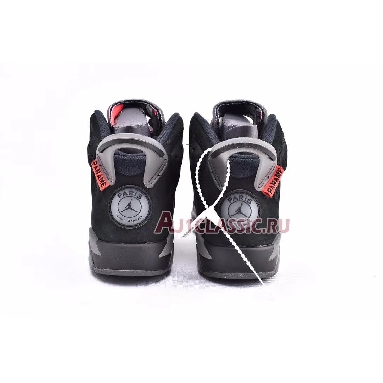 Paris Saint-Germain x Air Jordan 6 Retro Iron Grey CK1229-001 Iron Grey/Infrared 23-Black Mens Womens Shoes