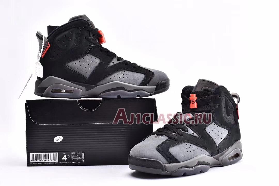 New Paris Saint-Germain x Air Jordan 6 Retro "Iron Grey" CK1229-001 Shoes