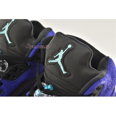 Air Jordan 5 Retro Alternate Grape 136027-500 Grape Ice/Black/Clear/New Emerald Mens Womens Shoes