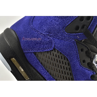 Air Jordan 5 Retro Alternate Grape 136027-500 Grape Ice/Black/Clear/New Emerald Mens Womens Shoes