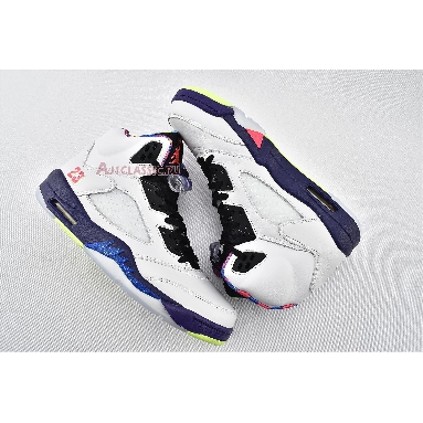 Air Jordan 5 Retro Alternate Bel-Air DB3335-100 White/Court Purple/Racer Pink/Ghost Green Mens Womens Shoes