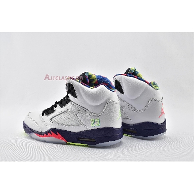 Air Jordan 5 Retro Alternate Bel-Air DB3335-100 White/Court Purple/Racer Pink/Ghost Green Mens Womens Shoes