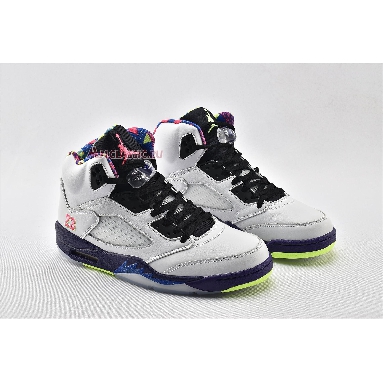 Air Jordan 5 Retro Alternate Bel-Air DB3335-100 White/Court Purple/Racer Pink/Ghost Green Mens Womens Shoes