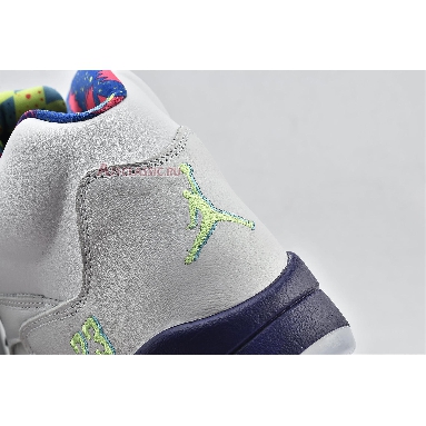 Air Jordan 5 Retro Alternate Bel-Air DB3335-100 White/Court Purple/Racer Pink/Ghost Green Mens Womens Shoes