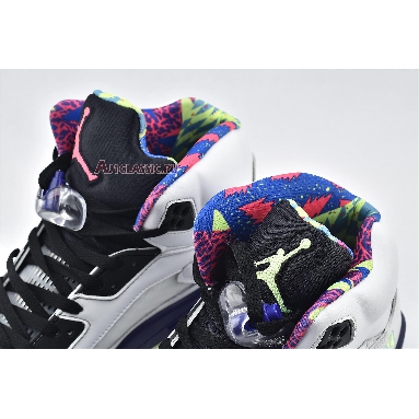 Air Jordan 5 Retro Alternate Bel-Air DB3335-100 White/Court Purple/Racer Pink/Ghost Green Mens Womens Shoes