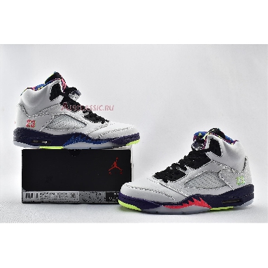 Air Jordan 5 Retro Alternate Bel-Air DB3335-100 White/Court Purple/Racer Pink/Ghost Green Mens Womens Shoes