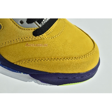 Air Jordan 5 Retro SE What The CZ5725-700 Varsity Maize/Court Purple/Ghost Green/Solar Orange Sneakers