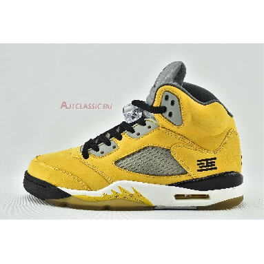 Air Jordan 5 Retro T23 Tokyo 454783-701 Vrsty Mz/Anthrct-Wlf Gry-Blk Mens Womens Shoes