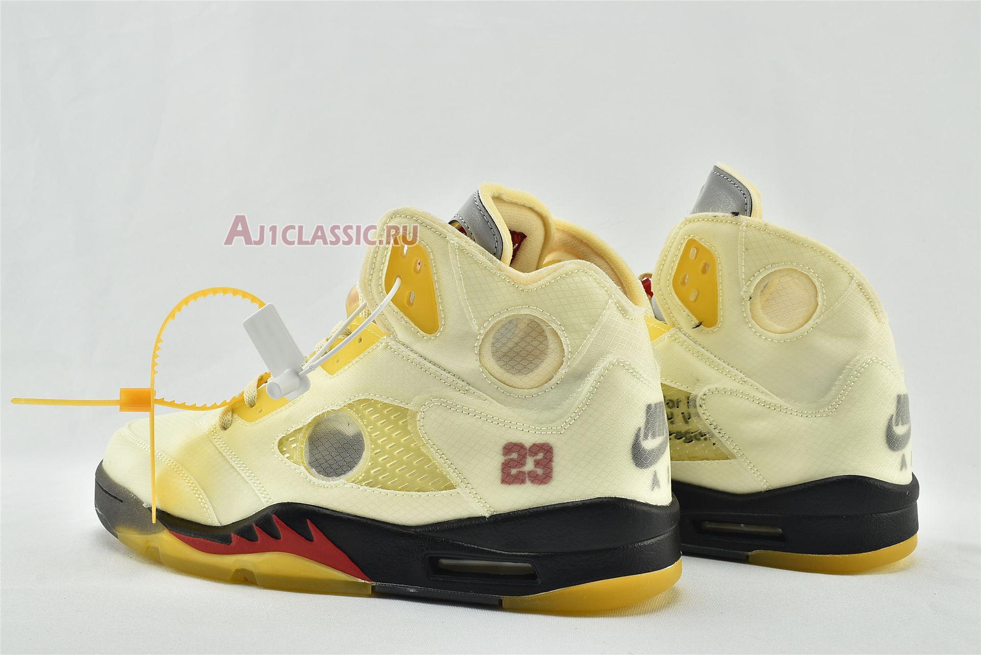 Off-White x Air Jordan 5 SP "Sail" DH8565-100