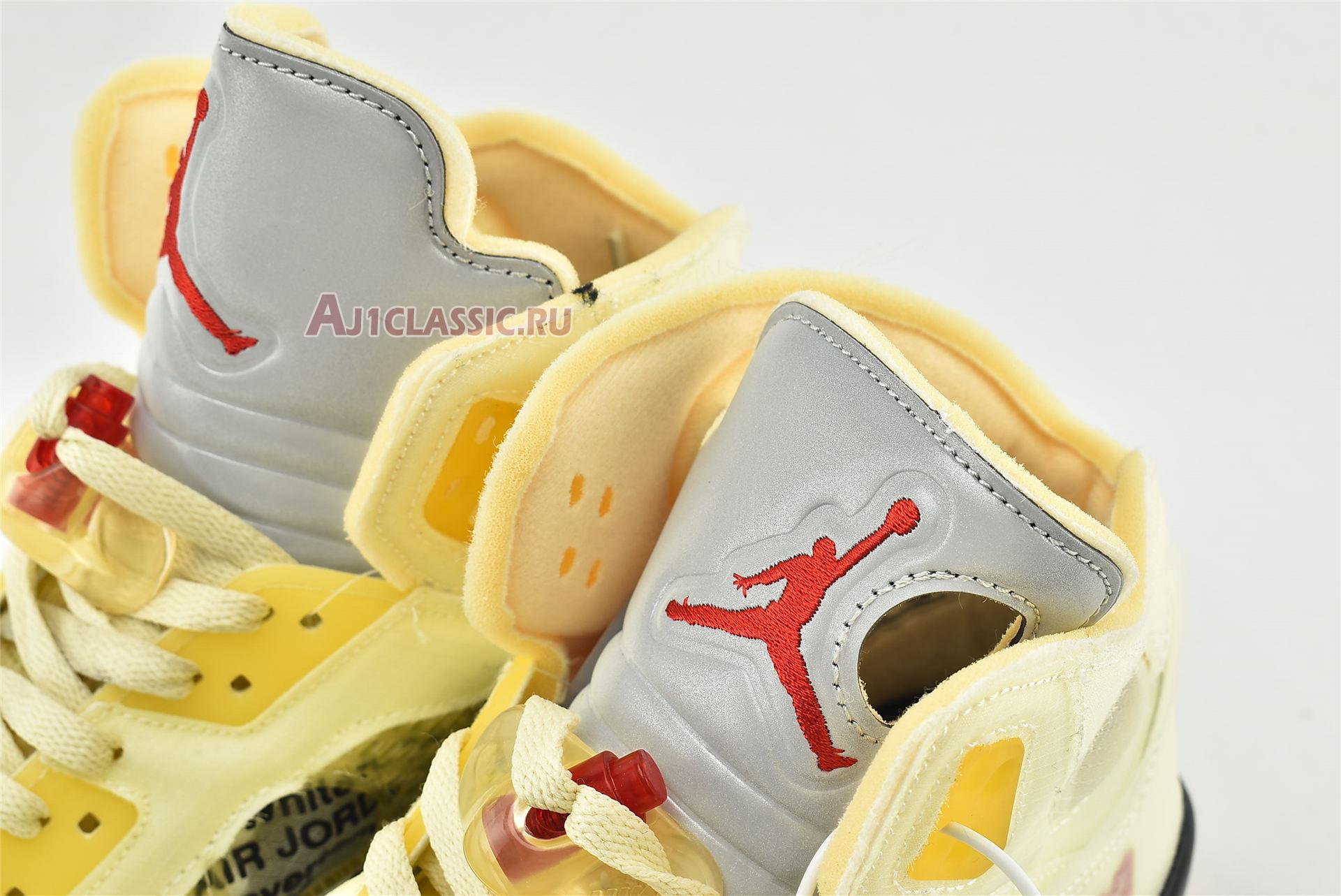 Off-White x Air Jordan 5 SP "Sail" DH8565-100