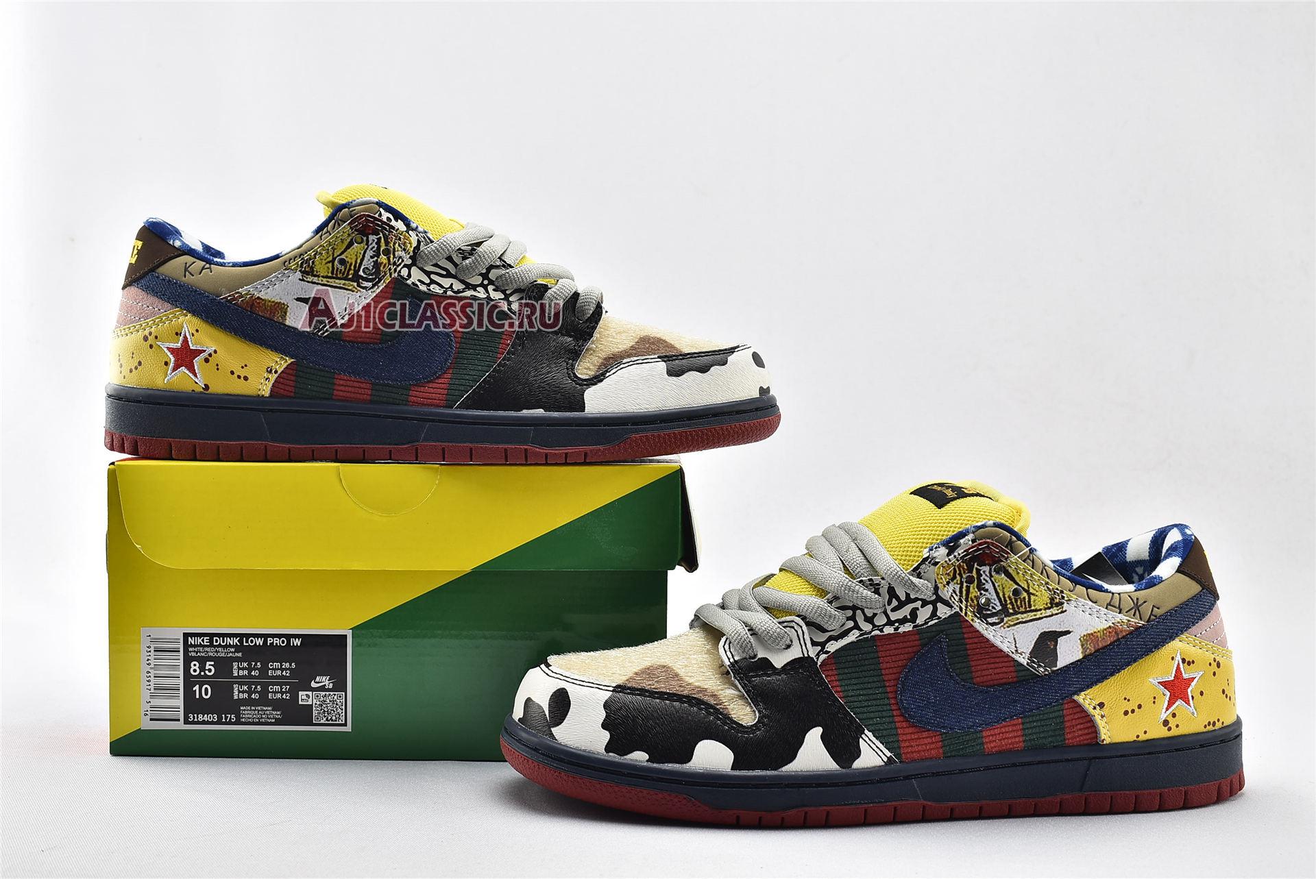 New Nike Dunk Low SB "What The Dunk 2020" 318403-175 Shoes