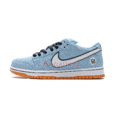 Nike Dunk Low SB Club 58 BQ6817-401 Blue Chill/Safety Orange/Black/White Mens Womens Shoes