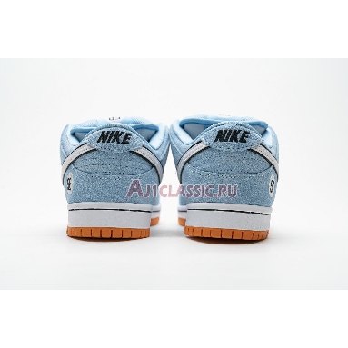 Nike Dunk Low SB Club 58 BQ6817-401 Blue Chill/Safety Orange/Black/White Mens Womens Shoes