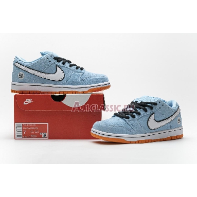 Nike Dunk Low SB Club 58 BQ6817-401 Blue Chill/Safety Orange/Black/White Mens Womens Shoes