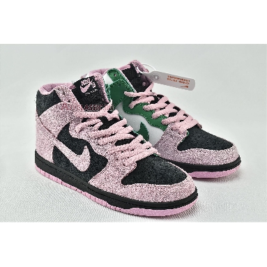 Dunk High Pro Premium SB Invert Celtics CU7349-001 Black/Pink Rise/Lucky Green Sneakers