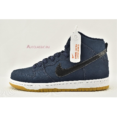 Nike Dunk High Pro ISO SB Orange Label - Midnight Navy CI2692-401 Midnight Navy/Black/White/Midnight Navy Mens Womens Shoes