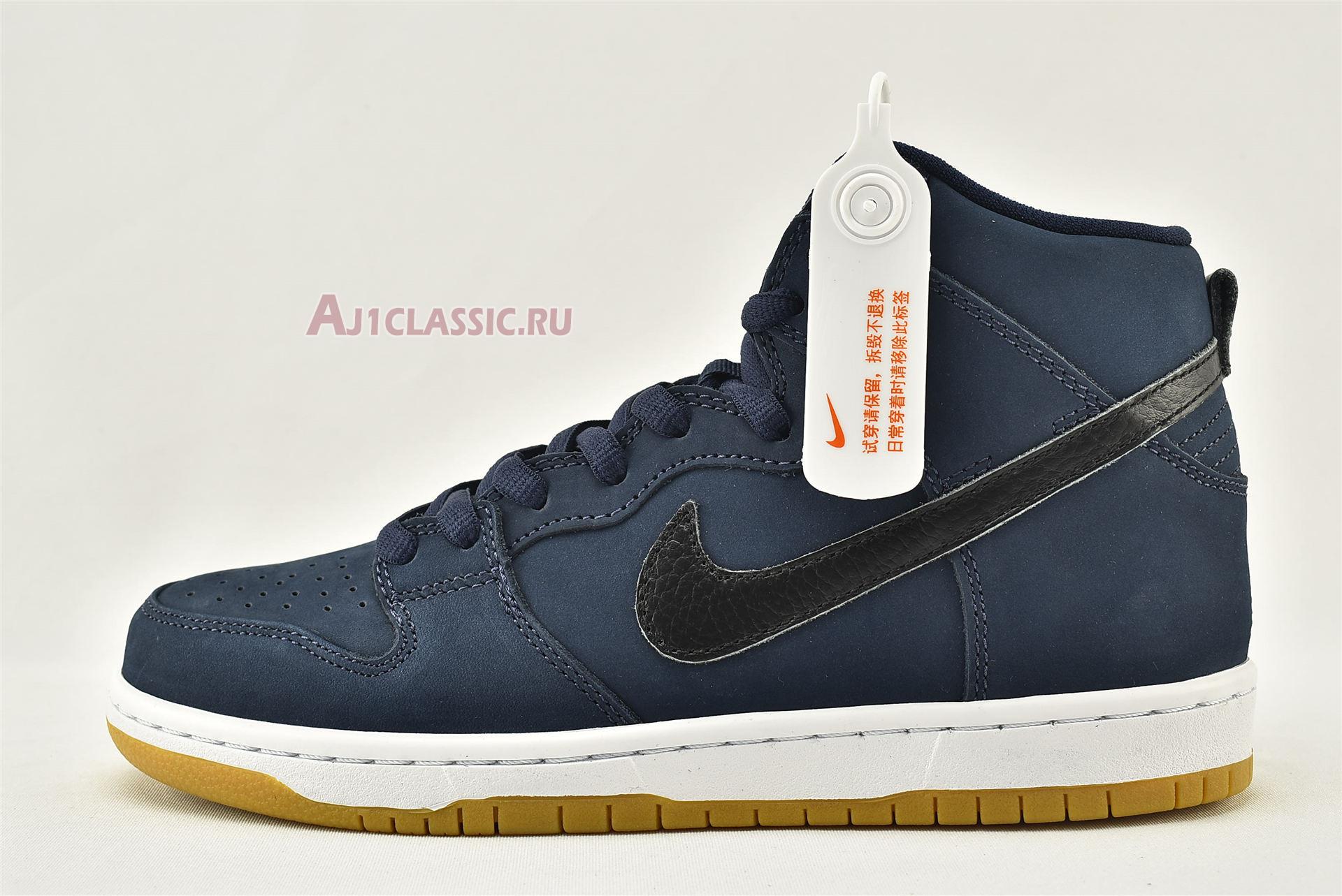 New Nike Dunk High Pro ISO SB "Orange Label - Midnight Navy" CI2692-401 Shoes