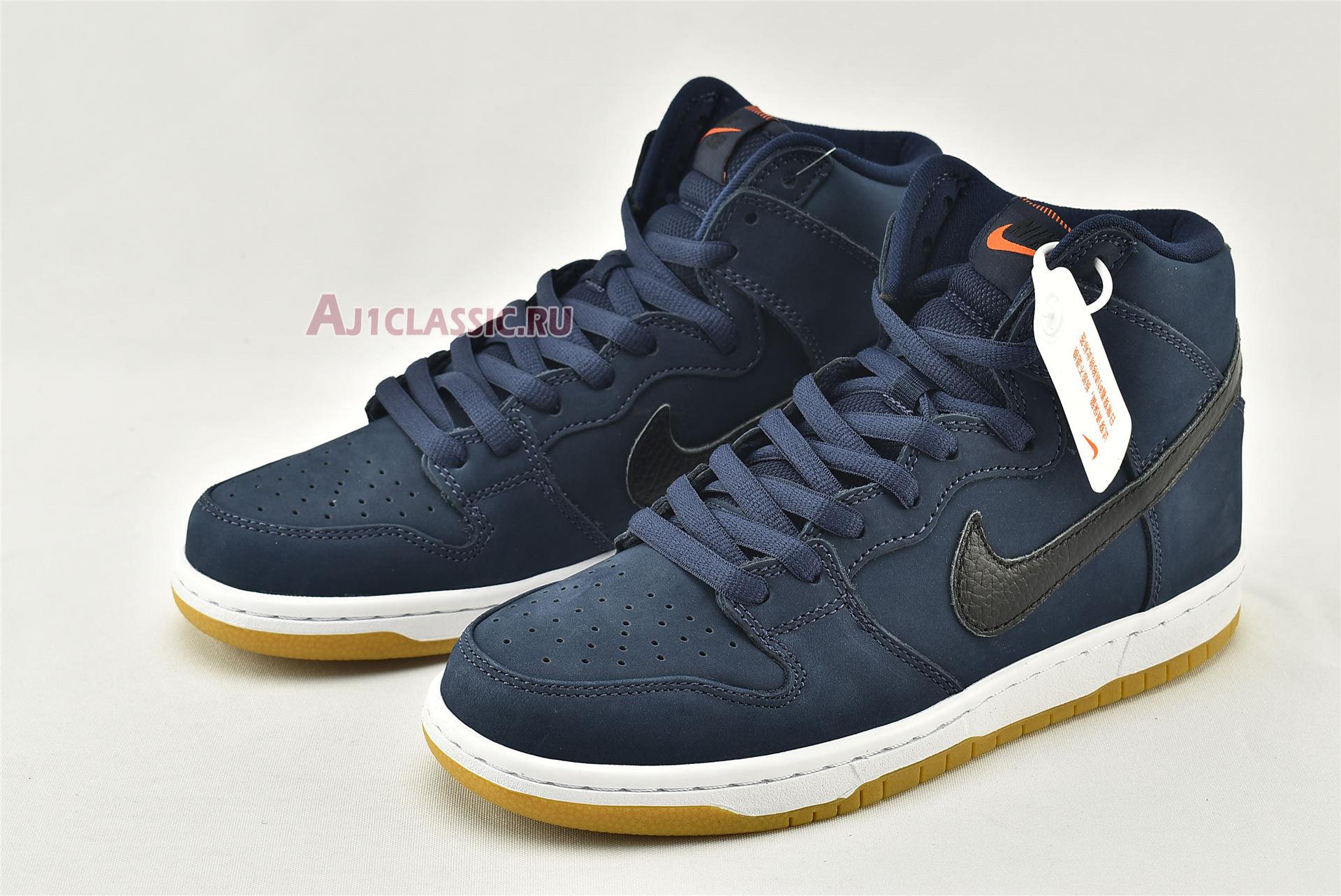 New Nike Dunk High Pro ISO SB "Orange Label - Midnight Navy" CI2692-401 Shoes