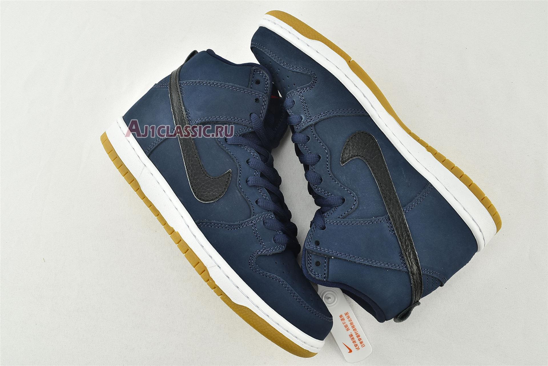 New Nike Dunk High Pro ISO SB "Orange Label - Midnight Navy" CI2692-401 Shoes