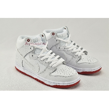 Kevin Bradley x Nike SB Zoom Dunk High Pro Kevin Bradley AH9613-116 White/Red Sneakers