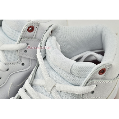 Kevin Bradley x Nike SB Zoom Dunk High Pro Kevin Bradley AH9613-116 White/Red Mens Womens Shoes