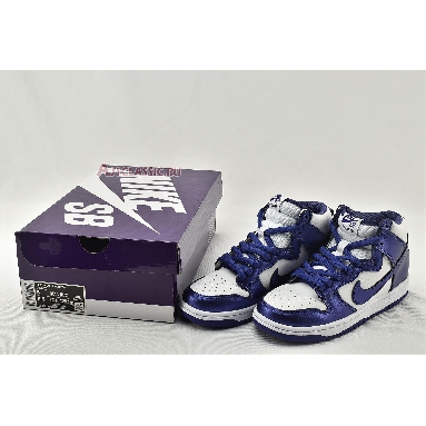 Nike Dunk High Varsity Purple DC5382-100 Whtie/Varsity Purple Mens Womens Shoes