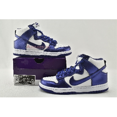 Nike Dunk High Varsity Purple DC5382-100 Whtie/Varsity Purple Mens Womens Shoes