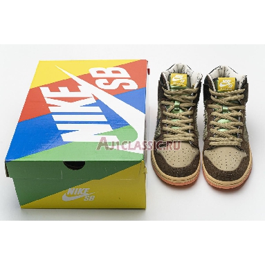 Concepts x Nike Dunk High Pro SB TurDUNKen DC6887-200 Rattan/Parachute Beige/Orange Chalk/Baroque Brown Sneakers