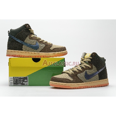 Concepts x Nike Dunk High Pro SB TurDUNKen DC6887-200 Rattan/Parachute Beige/Orange Chalk/Baroque Brown Sneakers