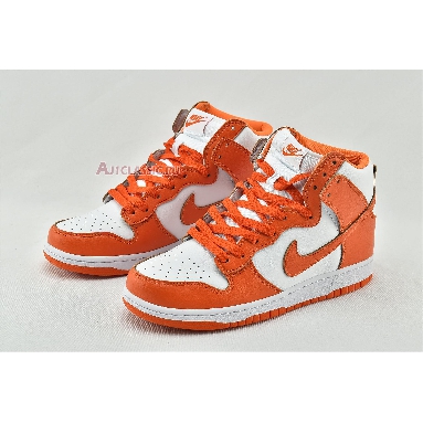 Nike Dunk High Retro QS Syracuse 850477-101 White/Orange Blaze Mens Womens Shoes