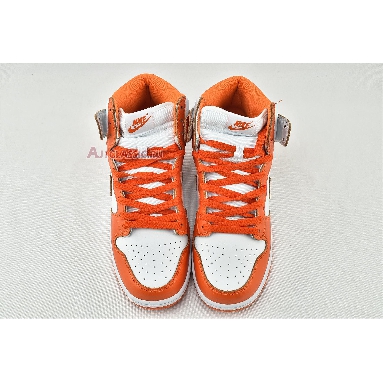 Nike Dunk High Retro QS Syracuse 850477-101 White/Orange Blaze Mens Womens Shoes