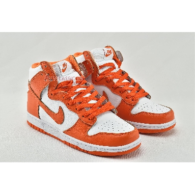 Nike Dunk High Retro QS Syracuse 850477-101 White/Orange Blaze Mens Womens Shoes