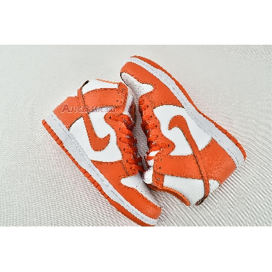 Nike Dunk High Retro QS Syracuse 850477-101 White/Orange Blaze Mens Womens Shoes