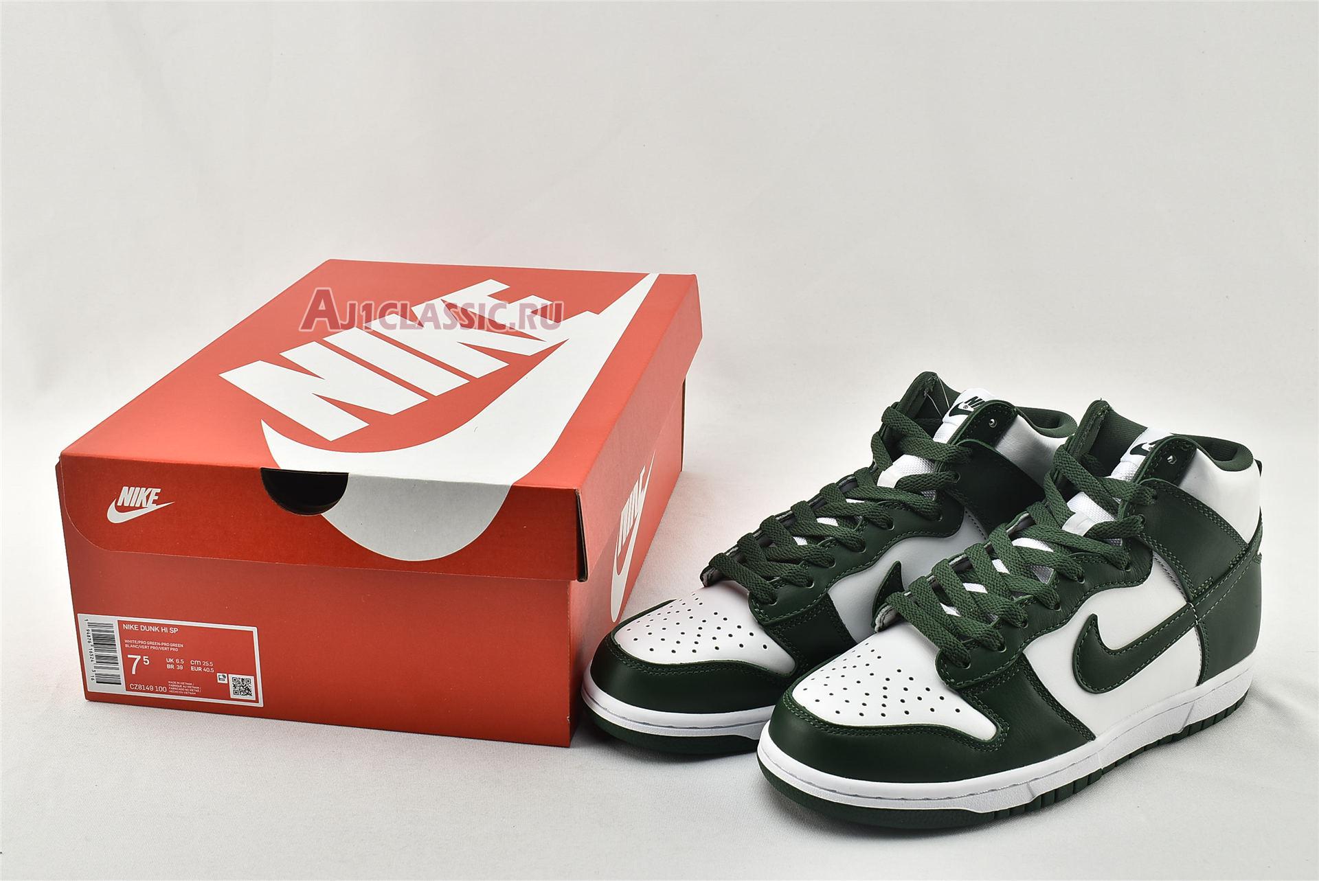 New Nike Dunk High SP "Spartan Green" CZ8149-100 Shoes