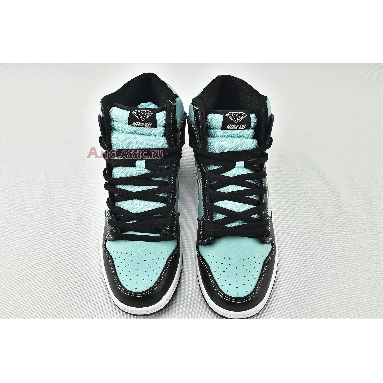 Diamond Supply Co x Nike Dunk High Premium SB Tiffany 653599-400 Aqua/Chrome-Black Mens Womens Shoes