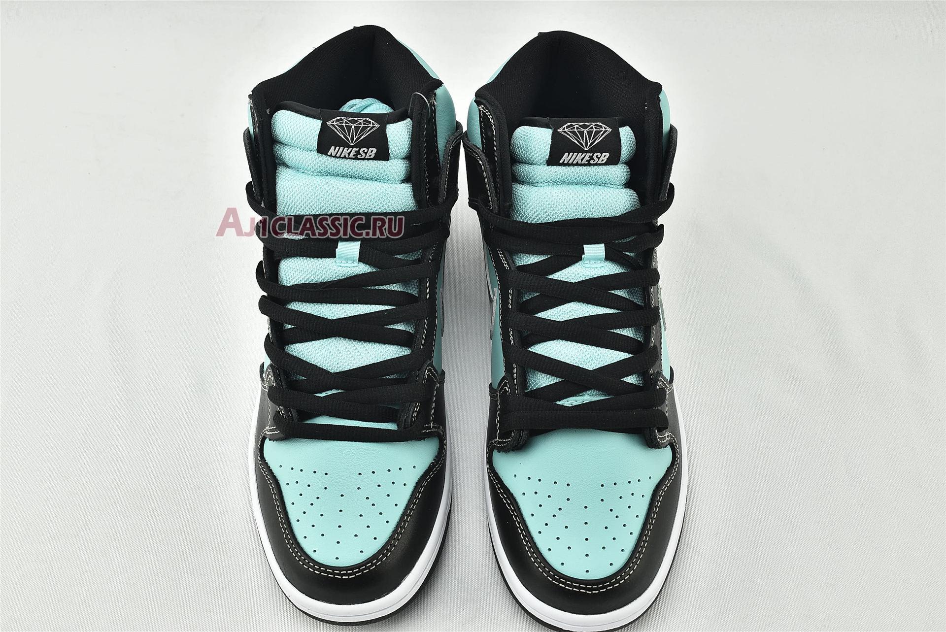 New Diamond Supply Co x Nike Dunk High Premium SB "Tiffany" 653599-400 Shoes