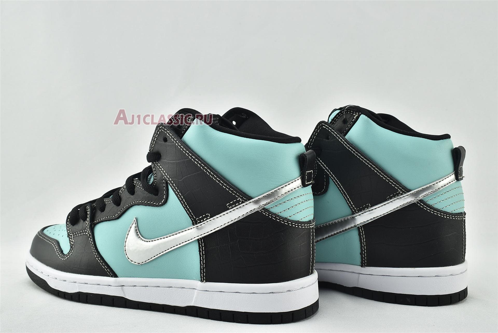 New Diamond Supply Co x Nike Dunk High Premium SB "Tiffany" 653599-400 Shoes