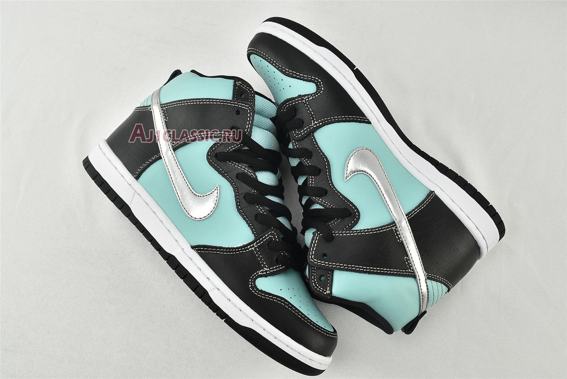 New Diamond Supply Co x Nike Dunk High Premium SB "Tiffany" 653599-400 Shoes