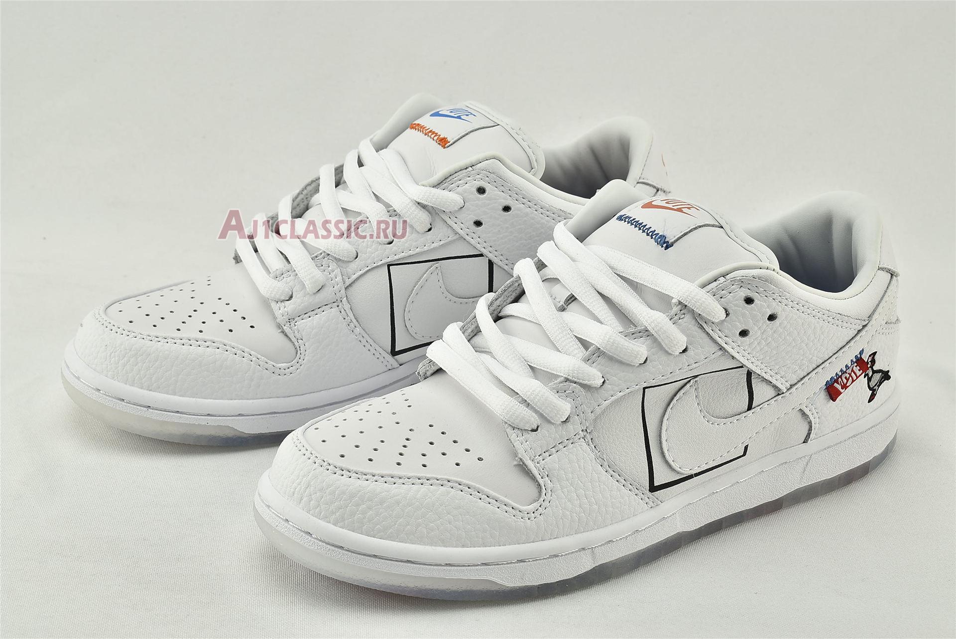 Jeff Staple x Nike Dunk Low Pro SB "White Pigeon" 883232-010