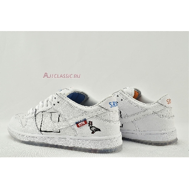 Jeff Staple x Nike Dunk Low Pro SB White Pigeon 883232-010 White/White Mens Womens Shoes