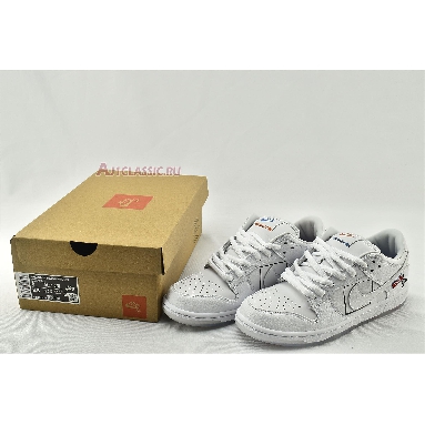 Jeff Staple x Nike Dunk Low Pro SB White Pigeon 883232-010 White/White Mens Womens Shoes